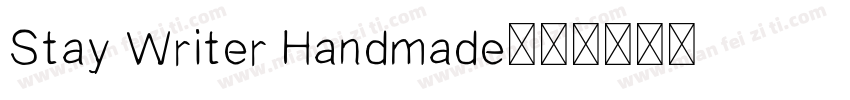 Stay Writer Handmade字体转换